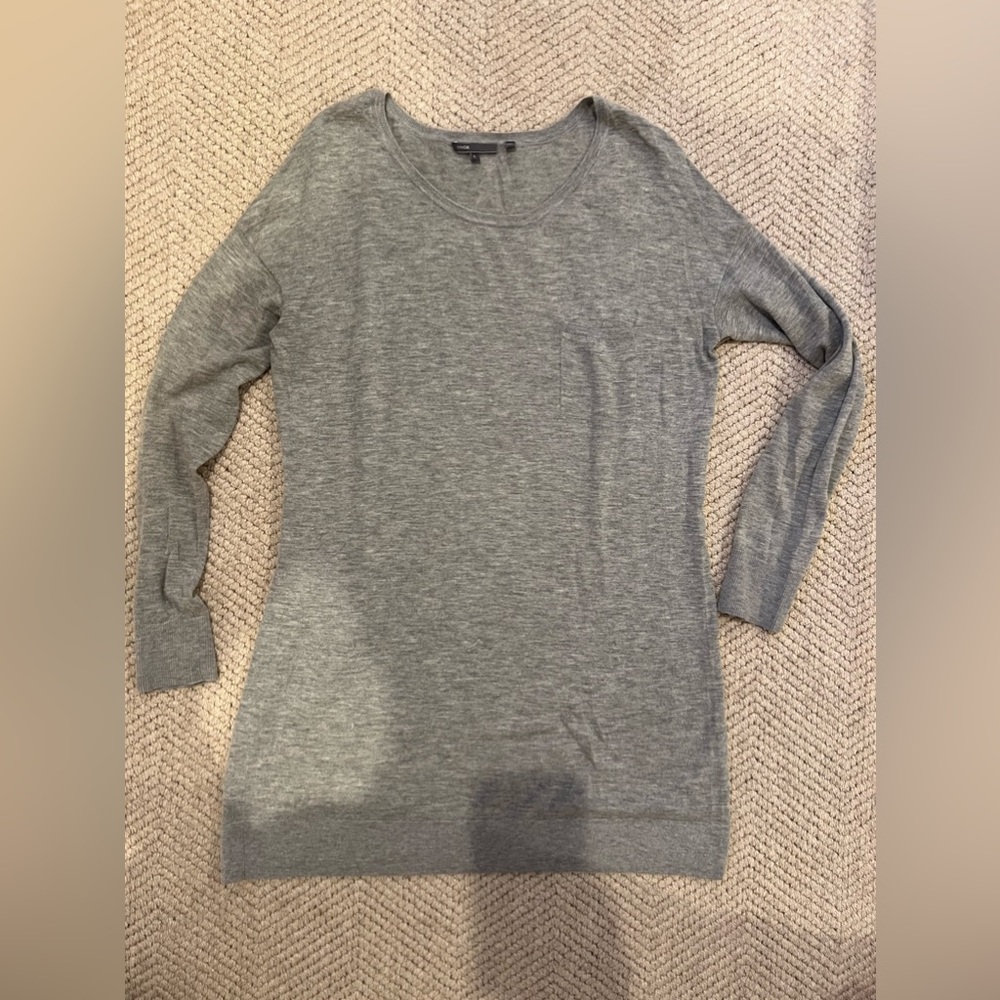 Vince grey size L cashmere sweater